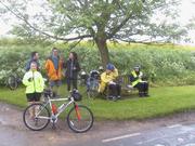 Cyclists at Little Bardfield