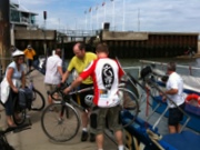 Cycling via Harwich to Shotley ferry