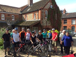 Cycling from The old Red Lion hostel, Castle Acre