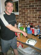 Nigel Cuts the Cake