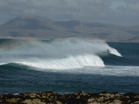 Waves off Toe Head, Harris