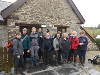 Group at Tregedna Bunkhouse