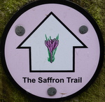 Saffron Trail waymark