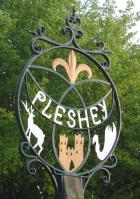 Pleshey village sign
