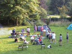 Barbecue at Kemsing hostel