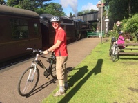 At Sheringham station