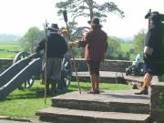 Cannon firing at Berkley Castle