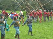 Civil War re-enactment at Berkeley Castle