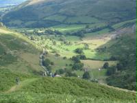 Above Pistyll Rhaeadr