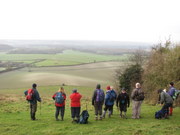 On the North Downs Way near Coldblow