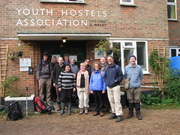 Group at Holmbury St Mary hostel