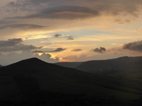 Edale Skyline sunset