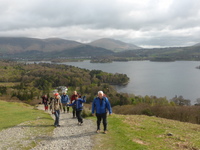 Climbing Catbells