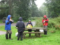 Lunch in the rain (Dave P)